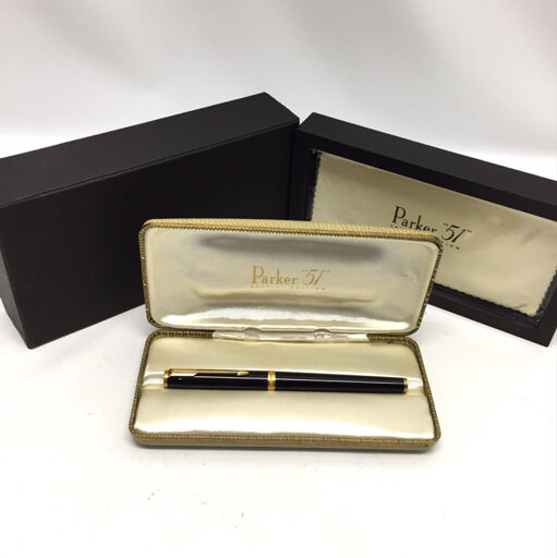 パーカー 51 万年筆 ペン先 18K ケース付き